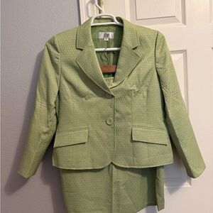 Le Suit Light Green Women's Blazer